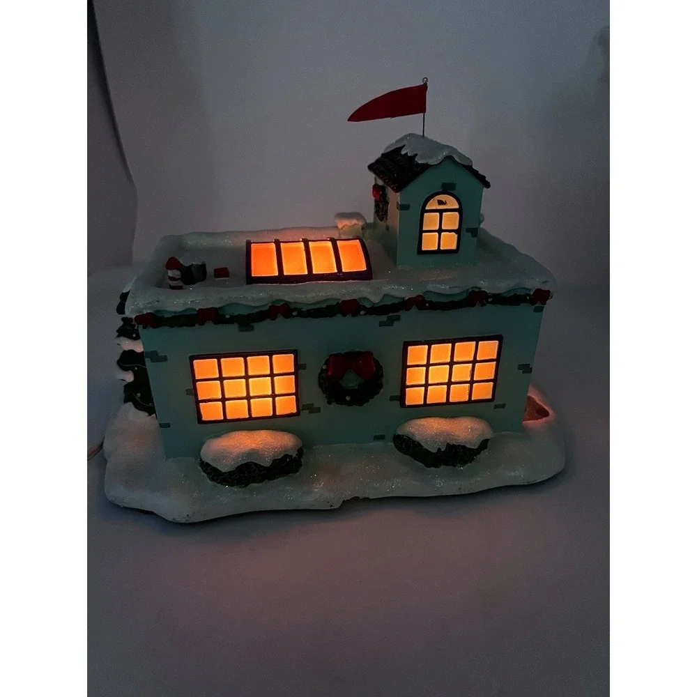 Hawthorne Village Rudolph Dasher's Sleigh Repair 2005 A2089 COA Tested Works
